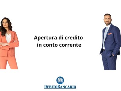 apertura di credito in conto corrente